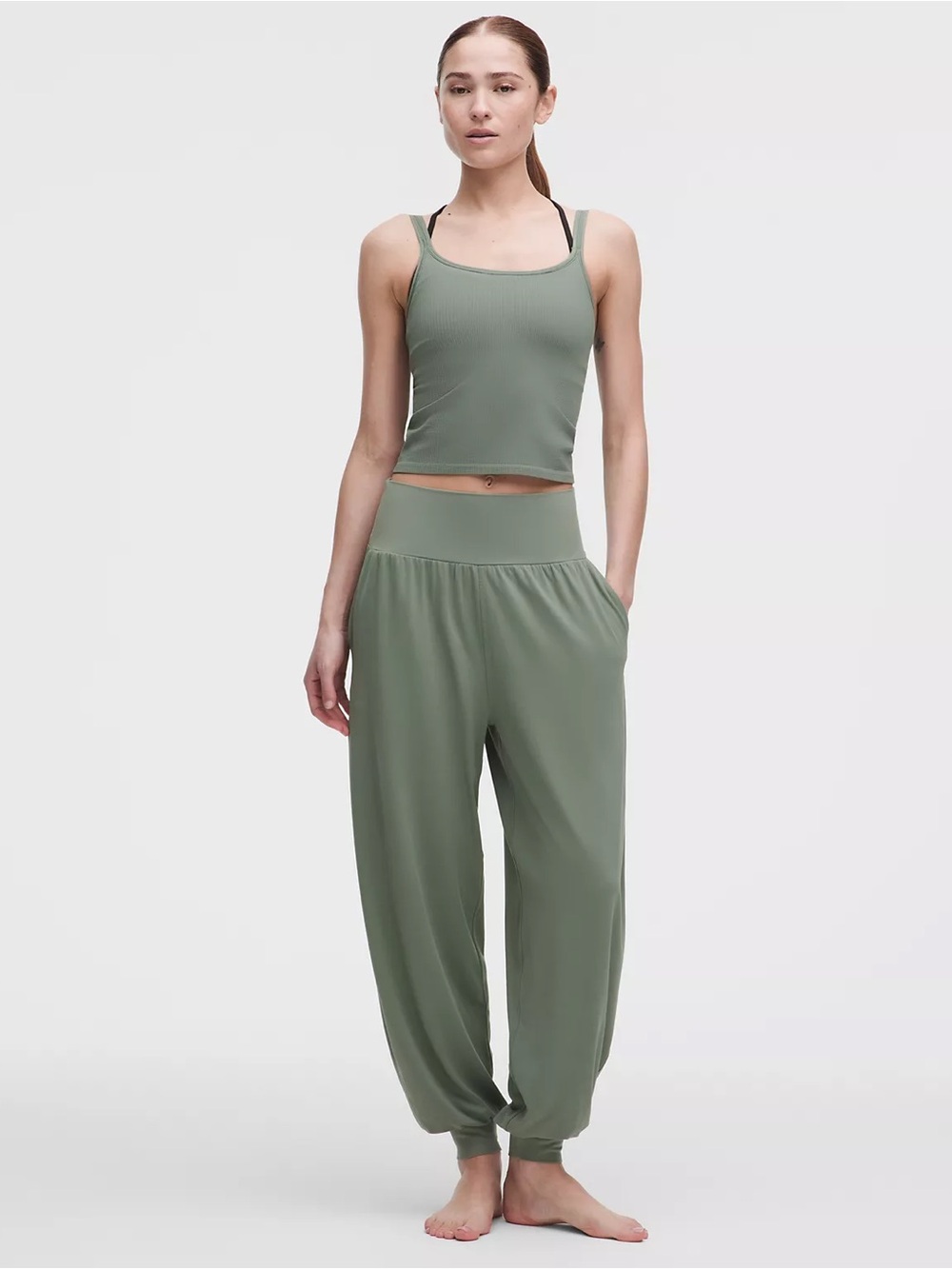 lululemon athletica Olive Green Relaxed Jogger Pants